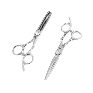 Bộ kéo cắt tóc chuyên nghiệp 6 inch bán buôn, thép không gỉ, kéo tỉa tóc dùng cho salon, nhận làm logo OEM tùy chỉnh - Product Image 6