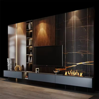 Meubles de luxe de style européen, meuble TV, table basse, meubles modernes pour salon
