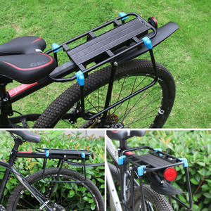 Bicycle Rack Alloy Detachable Hitch Mount Rear <b>Luggage</b> <b>Carrier</b> For Mountain Bike Cycling Equipment Accessories - Product Image 2