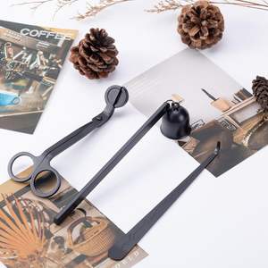 Éteignoir à bougie en acier inoxydable noir, coupe-mèche, vente en gros, personnalisé - Product Image 3