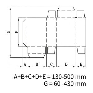 580 Box Folding Machine Box <b>Folder</b> Gluer <b>Folder</b> Gluer Automatic Folding and Gluing Machine Small Box Folding Machine - Product Image 4