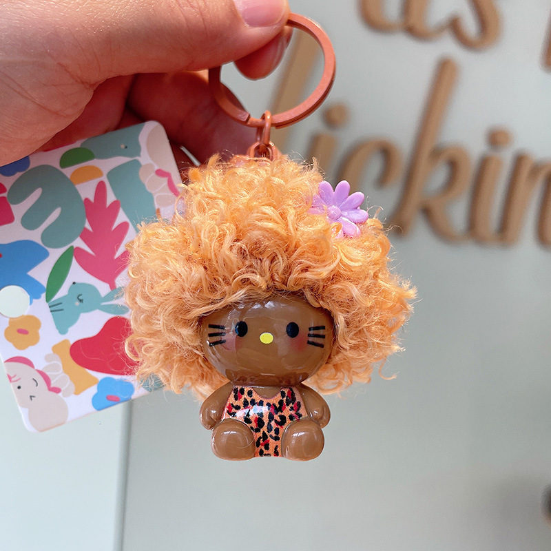 Cheveux orange - peau foncée KT