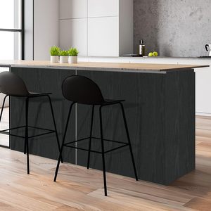 <span class=keywords><strong>Papel</strong></span> Tapiz Autoadhesivo de <span class=keywords><strong>Vinilo</strong></span> PVC con Diseño de Madera Negra, Impermeable, para Dormitorio, Sala de Estar, Uso en Exteriores, Ecológico, Decorativo, DIY - Product Image 3