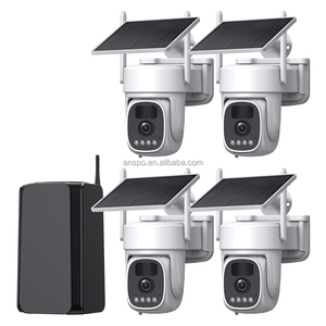 Kit de caméra solaire 3MP Home Hub Combo PTZ 4CH, système de caméra solaire WIFI, kit de caméra IP <span class=keywords><strong>sans</strong></span> <span class=keywords><strong>fil</strong></span>, système de sécurité CCTV réseau - Product Image 1