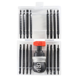 <b>Screwdriver</b> <b>Set</b> 34 In 1 Phillips Flathead <b>Torx</b> Ratchet Industrial Magnetic Black Coated Multi Functional Tool Kit - Product Image 2