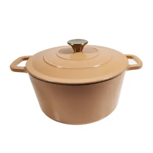 Wholesale Best Non Stick Enameled Cast Iron Dutch Oven Pots Non Stick Enamel Coating Cast Iron Cookware