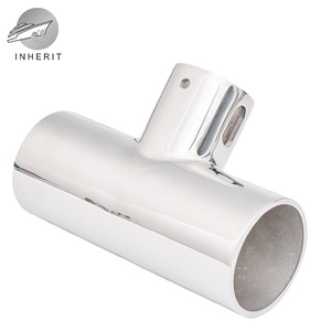 Conector en T de reducción de 90 grados de acero inoxidable 316 de 50 a 32 mm para accesorios marinos - Product Image 5