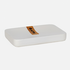 MSV "Iguau" soap dish made of white cement - Product Image 2