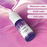 Pigments inorganiques Osbang de haute qualité, 18 couleurs macaron (oxyde de fer), 10 ml, pour revêtement en résine époxy, utilisation sur le cuir