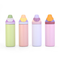 Nouvelle Gourde Isotherme Portable en Acier Inoxydable avec Couvercle à Bec et Paille, Capacités 16oz, 24oz, 32oz, 40oz, Idéale pour le Sport, les Activités de Plein Air et les Voyages