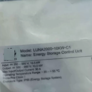 Module de stockage d'énergie <span class=keywords><strong>LUNA2000</strong></span>-10KW-C1 <span class=keywords><strong>LUNA2000</strong></span>-<span class=keywords><strong>5KW</strong></span>-<span class=keywords><strong>C0</strong></span> <span class=keywords><strong>LUNA2000</strong></span>-<span class=keywords><strong>5KW</strong></span>-E0 SmartGuard-63A-T0/AUT0 <span class=keywords><strong>LUNA2000</strong></span>-7-E1 - Product Image 2