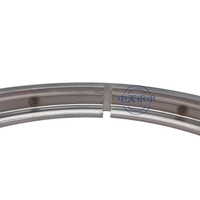 Collier de serrage pour tuyau d'échappement YONGYONG Veefit, collier de serrage en V pour échappement 282 mm pour camions lourds MAN Euro 6 DPF OE 6674314282