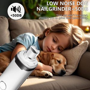 Personalización de Logotipo, MOQ Bajo de 500 Piezas, 10000 rpm, Recargable por USB, Certificado CE FCC, Amoladora de Uñas Silenciosa para Perros y Gatos - Product Image 4