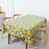 Nappe de table rectangulaire en plastique PVC imprimé, imperméable, pour la maison, l'hôtel, les mariages et les fêtes