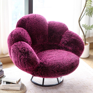 Fauteuil Lounge Moderne de Luxe Simple, Tissu Doux Capitonné, Canapé en Forme de Patte d'Ours pour la Maison, le Bureau, les Loisirs, le Salon - Product Image 4
