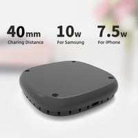 Chargeur sans fil sous le bureau longue portée 40 mm 10 W |   Idéal pour les salles de réunion, les clubs, les zones de cuisine