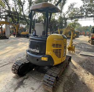 Mini-excavatrice Komatsu Pc30 Mr avec godet de terrassement d'une capacité de 0,12 m³, poids en ordre de marche de 3 tonnes, équipement de construction d'occasion - Product Image 3