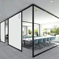 Película Inteligente PDLC Autoadhesiva, Ajustable, Eléctrica, para Tinte de Ventanas, Decorativa y Moderna, para Vidrio Arquitectónico