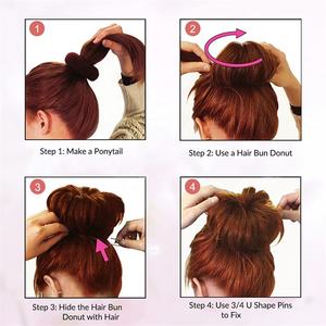 Herramienta de peluquería de moda Metal <span class=keywords><strong>Bobby</strong></span> Pin Bun Accesorios decorativos para el cabello Pinzas para el cabello Horquillas para el cabello en forma de U - Product Image 4
