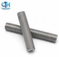 HDG Hot Dip Galvanized DIN975 976 Threaded Rod Full Thread Stud M10-M56 for Power Tower Steel Structure Fastening