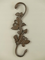 Gancho Colgante de Libélula de Hierro Fundido, Estilo Rústico y Elegante para Decoración de Jardín y Hogar
