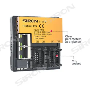 SIRON T12 entegre I/O hızlı bağlantı tel profinet modbus akıllı io modülü