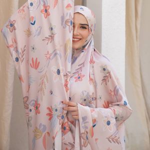 2024 Customized Printed Prayerset Muslim Telekung <strong>Prayer</strong> Satin Silk Hijab Exclusive <strong>Prayer</strong> Garment Jilbab <strong>Clothes</strong> - Product Image 4