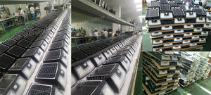 2021 Mới Hiện Đại Thâm Quyến Năng Lượng Mặt Trời Bên Ngoài Vườn Đèn Tường Với Điều Khiển Từ Xa - Product Image 3