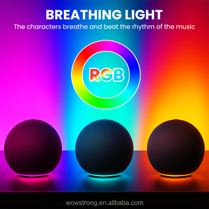 2025 OEM Logo Popular Navidad <span class=keywords><strong>Halloween</strong></span> Regalo Alaxe Pro Max 15W 1500mAh Altavoz inteligente RGB LED Iluminación Altavoz portátil - Product Image 3