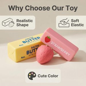 Need Ohh Nice Cube Squishy Fidget Toys Slow Rise Jelly Cube Sensory Stress Relief Decompression Squeeze Toys Anxiety Relief Toy - Product Image 2