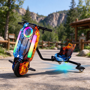Triciclo Eléctrico con Marco de Acero, Capacidad de 75 kg, con Asiento Cómodo y Luces LED para Niños - Product Image 2