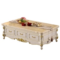 Ensemble de salon moderne de style européen avec table basse et meuble TV en bois massif chêne pour petits appartements, sans assemblage