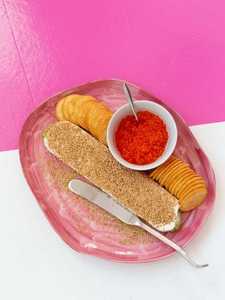 Oeufs de poisson rouge-orange salés œufs de truite fabriqués au Danemark Spherika 100G pot ferme saveur de fruits de mer œufs de truite pour salades et canapés - Product Image 5