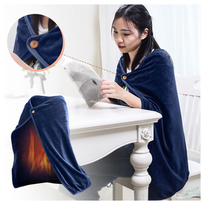 Usb Charging Wearable Heating Throw <b>Blanket</b> Shawl 3 Gears Adjustable Electric Heated Throw Electric <b>Blanket</b> for Winter - Product Image 2