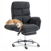 Fauteuil Gonflable Innovant et Classique, Chaise de Bureau Pliante pour la Maison et le Bureau avec Système d'Accoudoirs Rabattables de 90 à 180 Degrés