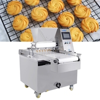Prix de gros Déposant de biscuits entièrement automatique Déposant de gâteaux Machine à macaron Boulangerie Éponge Machine d'équipement de fabrication de gâteaux