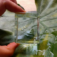 Moule à glaçons carrés transparents pour cocktails, bac à glaçons réutilisable pour whisky