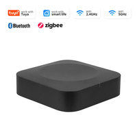 SIXWGH Nouvelle passerelle multi-mode Smart Life Tuya Zigbee 3.0 pour le contrôle de la maison via l'application, hub sans fil double bande Wi-Fi 2,4 et 5 GHz avec BLE