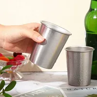 Tasses à bière en acier inoxydable monocouche pour camping en plein air, tasses à eau grande capacité, tasses à curling, tasses à thé au lait et à café