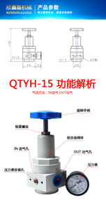 Vanne de régulation de gaz pneumatique haute pression QTYH-15 - Product Image 3