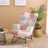 Hot Sale Skandi navis chen Stil Luxus Farbe Blocking moderne Sofa Schaukel mit Sessel Großhandel Möbel