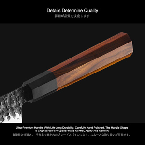 Grandsharp Ensemble de <span class=keywords><strong>couteaux</strong></span> de cuisine forgés à suspendre Japonais AUS10 Chef en acier Santoku Nakiri Kiritsuke <span class=keywords><strong>Couteaux</strong></span> utilitaires Sashimi Couteau à sushi - Product Image 6