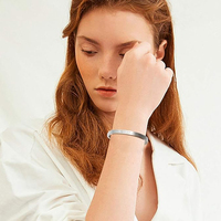 Vente en gros de bracelets I love you en morse personnalisés, bijoux en acier inoxydable, bracelets de couple longue distance à la mode