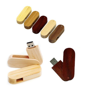 Hohe Qualität Holz Usb-Stick Swivel Usb 2.0 3,0 Pen Drive 32 GB, 128GB Bambus-Stick 64 GB, 16 GB, 8GB Mit Logo Custom - Product Image 4