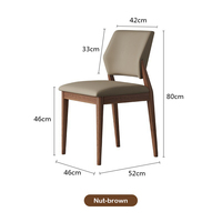 Chaise de salle à manger commerciale moderne italienne en bois pour restaurant, café, hôtel et café-restaurant (vente en gros)