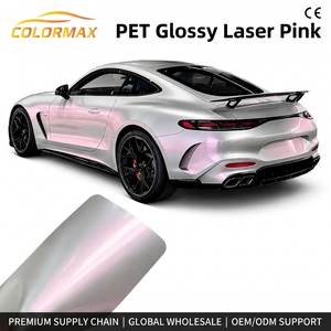 <span class=keywords><strong>Vinilo</strong></span> para Rotulación de Vehículos, PVC PET Rosa Brillante, Efecto Láser, 1.52x17M, con Tecnología Air Release, Sin Burbujas, Precio de Fábrica al Por Mayor - Product Image 1