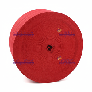 Masonic Regalia Moire <b>Ribbon</b> <b>Red</b> | Masonic Apron <b>Ribbon</b> - Product Image 1