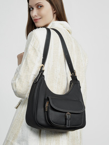 Bolso Hobo de Cuero Genuino para Mujer, Bolso Tote de Gran Capacidad, Bolso Bandolera Vintage, Bolso de Hombro Clásico de Cuero, Bolso para Mamá, Venta al por Mayor - Product Image 5