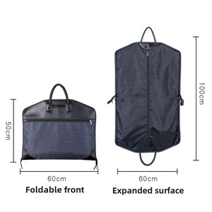 Costume d'affaires <span class=keywords><strong>de</strong></span> luxe chic sac à main Spot Nylon <span class=keywords><strong>housse</strong></span> <span class=keywords><strong>de</strong></span> <span class=keywords><strong>protection</strong></span> anti-poussière <span class=keywords><strong>pour</strong></span> costumes stockage <span class=keywords><strong>vêtements</strong></span> protecteur - Product Image 2