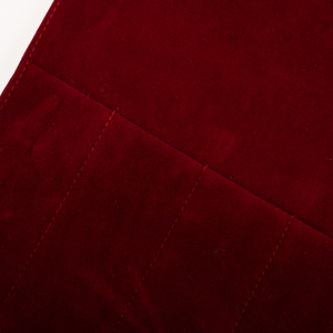 Glampkg Custom Soft Velvet Jewelry Pouch Red Microfiber Makeup Brush Tool Pouches Storage Bag Dust Bag - Product Image 6